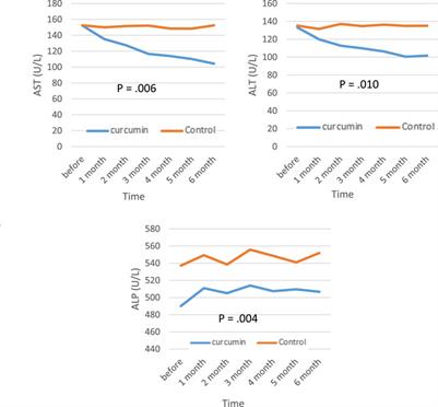 The effects of curcumin on hepatic T2*MRI and <mark class="highlighted">liver enzymes</mark> in patients with β‐thalassemia major: a double‐blind randomized controlled clinical trial